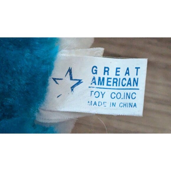 Blue & Orange Plush Frog Stuffed Animal 12" By Great American Toy Co. Soft - Picture 9 of 9